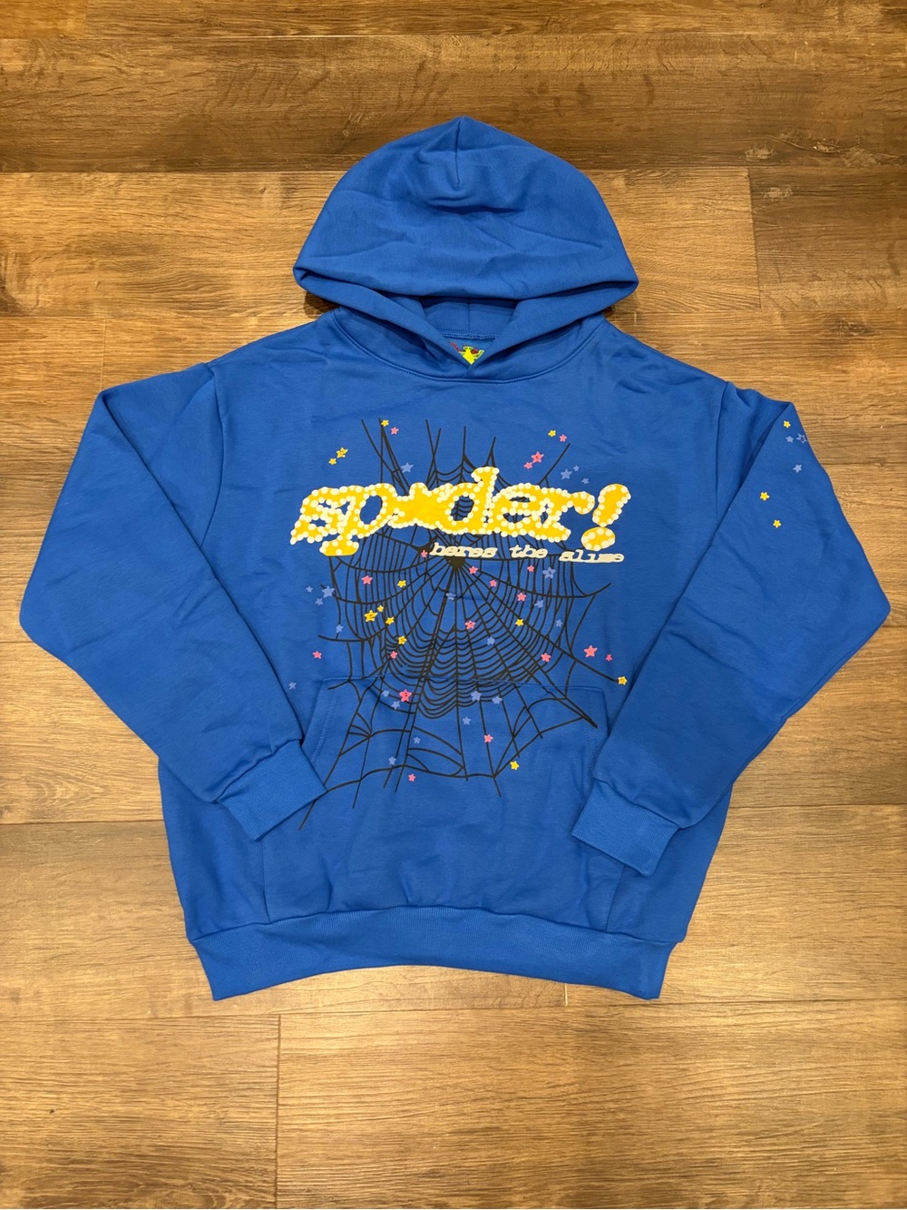 Blue spider hoodie